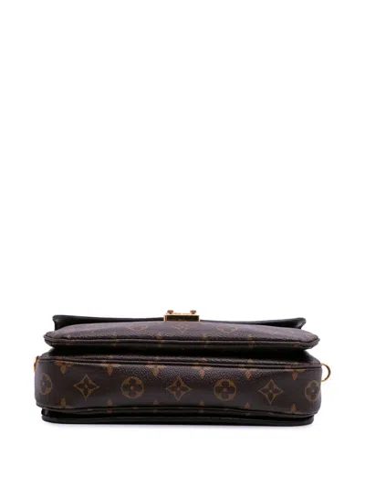 Pre-owned Louis Vuitton 2016 Monogram Pochette Metis Satchel