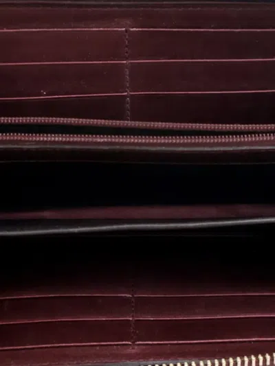 Pre-owned Gucci 2000-2015 Patent Ssima Zip Around Wallet Long Wallets
