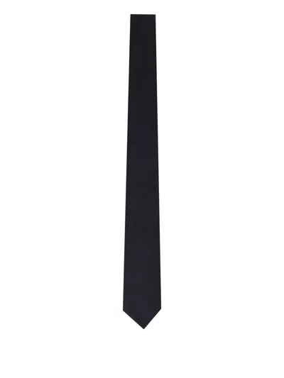 Ferragamo Narrow Tie In Black