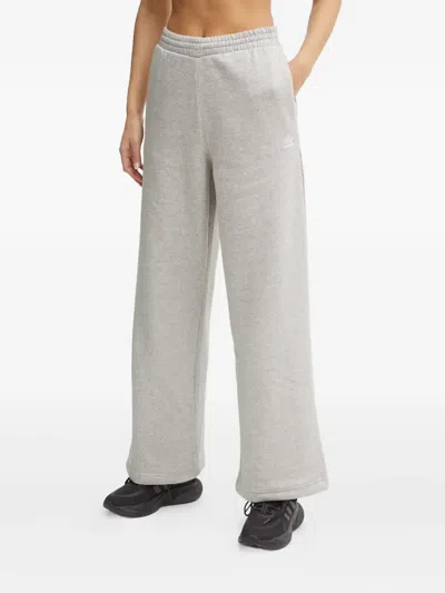 Adidas Originals Logo-embroidered Track Pants In White