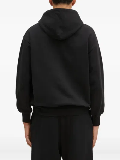 Aries No Problem Drawstring Hoodie In Black