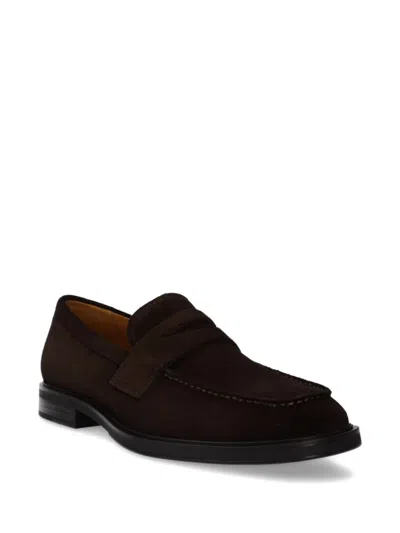 Vagabond Andrew Suede Loafers In Brown
