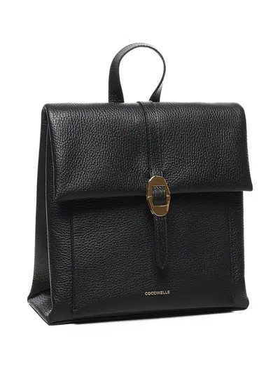 Coccinelle Dorian Leather Backpack With Grain