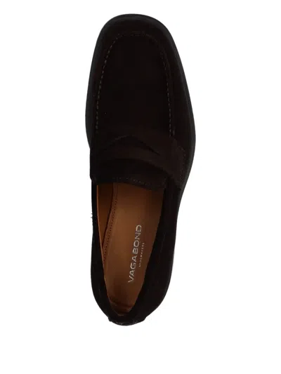 Vagabond Andrew Suede Loafers In Brown
