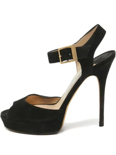 Pre-owned Jimmy Choo Suede Heeled Sandals