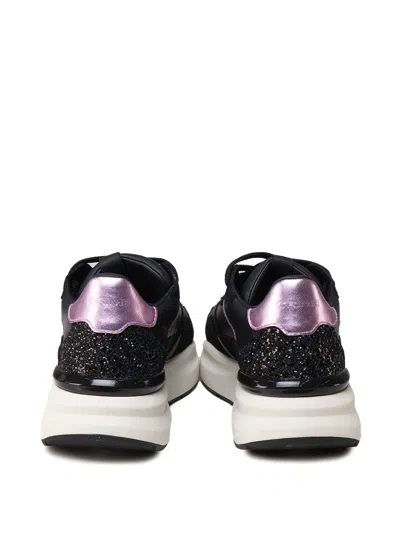 Crime London Glitter-insert Platform Sneakers