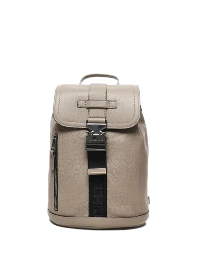 Michael Kors Push-lock Leather Backpack