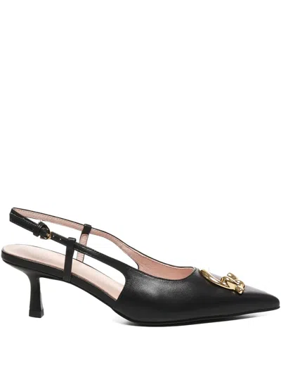 Coccinelle 65mm C-me Logo Sling Back Heeled Pumps