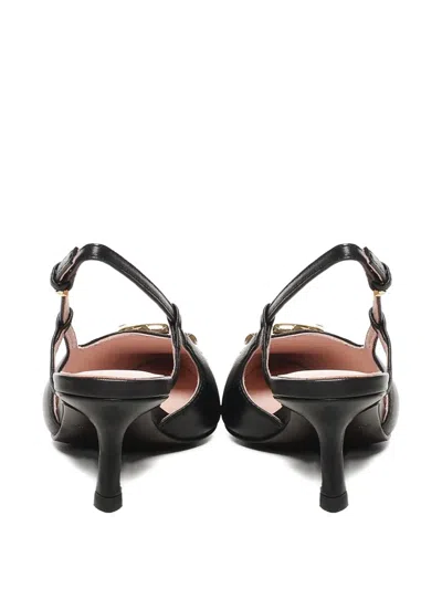 Coccinelle 65mm C-me Logo Sling Back Heeled Pumps