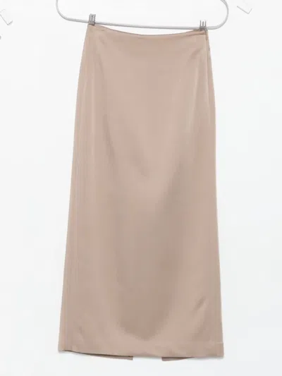 Brunello Cucinelli Long Skirt With Back And Side Slits