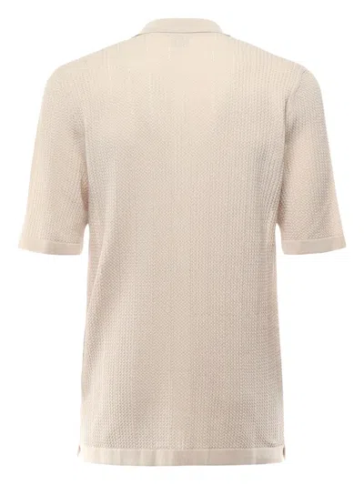 Eleventy Sand Cotton Regular Fit Shirt In Neutral