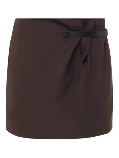 Jw Anderson Gathered Short Skirt