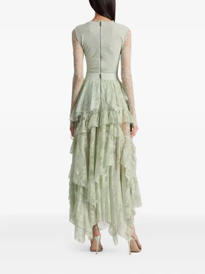 Alice And Olivia Ruffled Lace Skirt