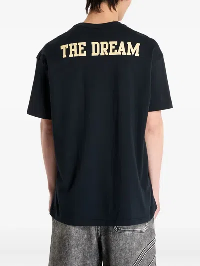 Mitchell & Ness Hakeem Olajuwon T-shirt In Black