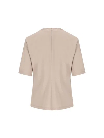 Max Mara T-shirt And Polo Shirt In Neutral