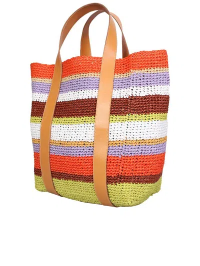 La Doublej Tote Raffia Bag