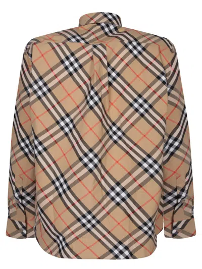 Burberry Shirts In Brown