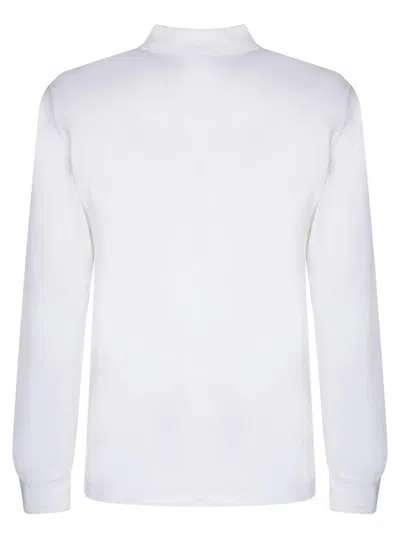 Polo Ralph Lauren White Polo With Classic Collar And Embroidered Pony Logo On The Front In Cotton Man In White