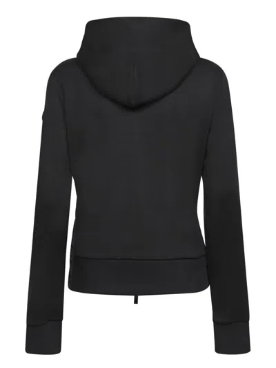 Moncler Zip Up Sweaters And Cardigans In Black