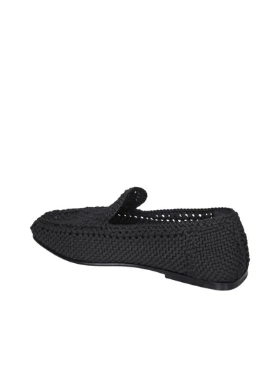 Dolce & Gabbana Man Loafers Black Size 9 Polyester In Black