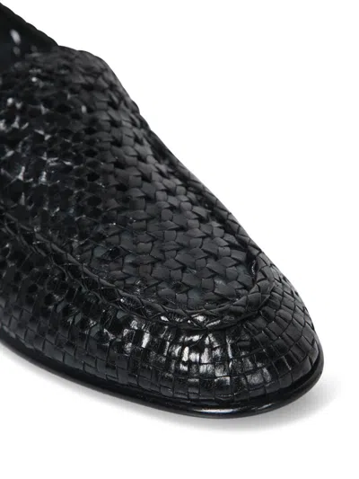 Dolce & Gabbana Man Loafers Black Size 9 Polyester In Black