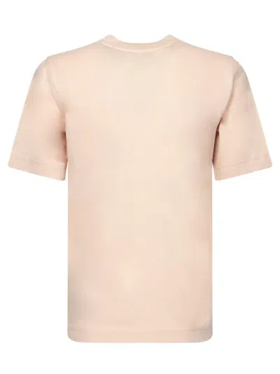 Burberry Vibrant Floral Print Cotton T-shirt In Neutral