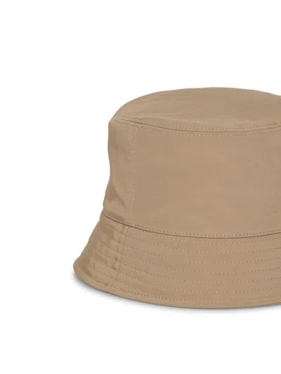 Moncler Logo Beige Bucket Hat