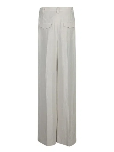 Brunello Cucinelli Beige Lurex Wide Pants