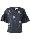 KENZO 'Dandelion' embroidered top,DRYCLEANONLY