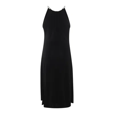 Givenchy Ruffle Halter In Black