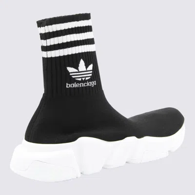 Balenciaga X Adidas Speed High-top Sneakers In Black