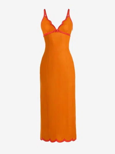 Reformation Sara Linen Dress Es
