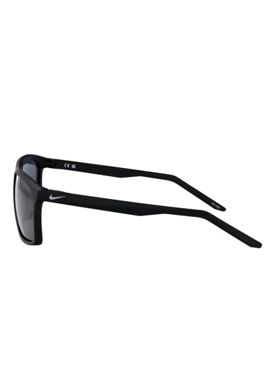 Nike Fire Square-frame Sunglasses In Gray