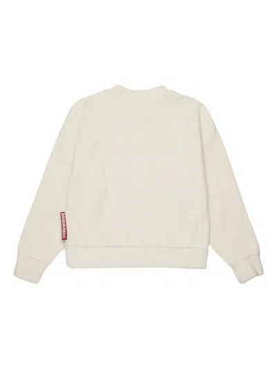 Dsquared2 Ribbed-knit Jumper In Neutral