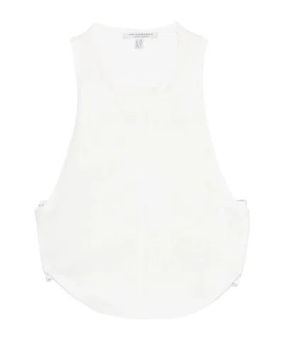 Philosophy Di Lorenzo Serafini Cropped Tank Top In White