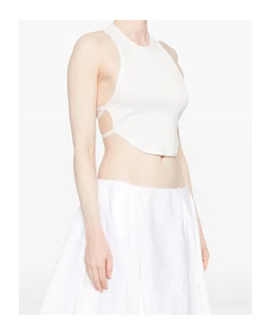 Philosophy Di Lorenzo Serafini Cropped Tank Top In White