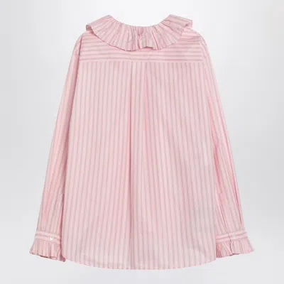 Philosophy Di Lorenzo Serafini Striped Blouse With Ruffles