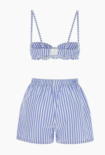 Philosophy Di Lorenzo Serafini Striped Shorts Set (set Of Two)