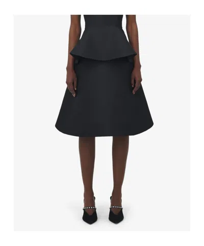 Alexander Mcqueen A-line Flared Midi Skirt