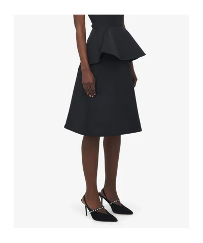 Alexander Mcqueen A-line Flared Midi Skirt