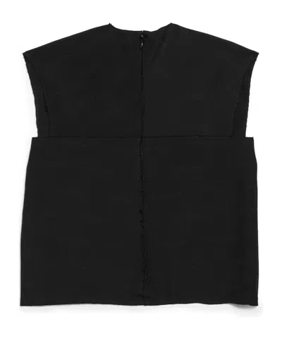 Balenciaga Women's License Sleeveless T-shirt In Black In Black
