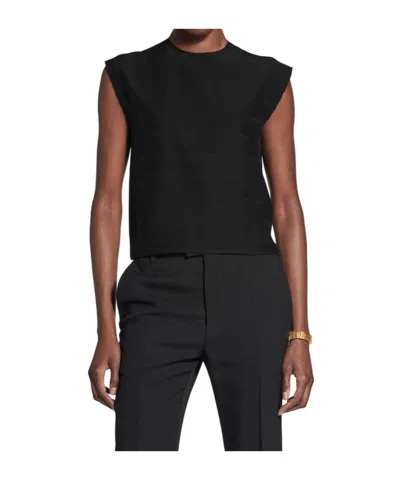 Balenciaga Women's License Sleeveless T-shirt In Black In Black