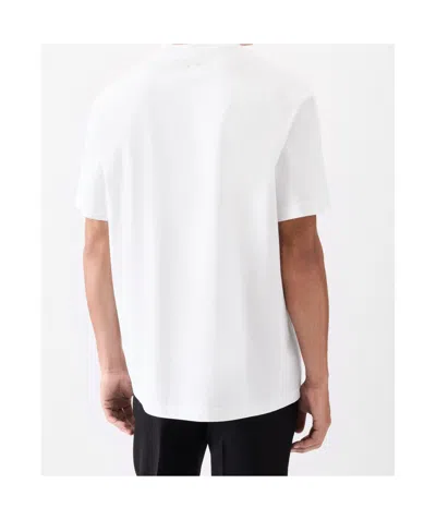 Jacquemus J Embroidered Crew Neck T-shirt In White