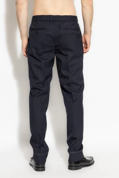 Brioni Pleated Tailored Trousers In Black