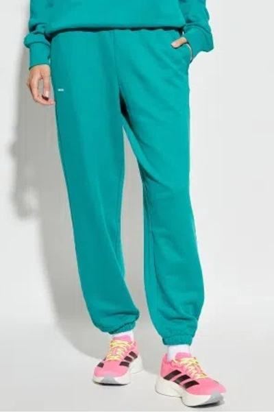 Pangaia Elasticated-cuff Track Pants In Green