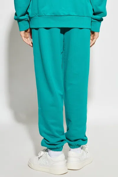 Pangaia Elasticated-cuff Track Pants In Green