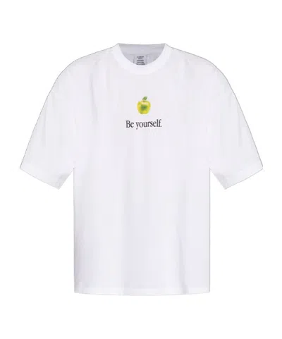 Vetements Be Yourself Oversized T-shirt