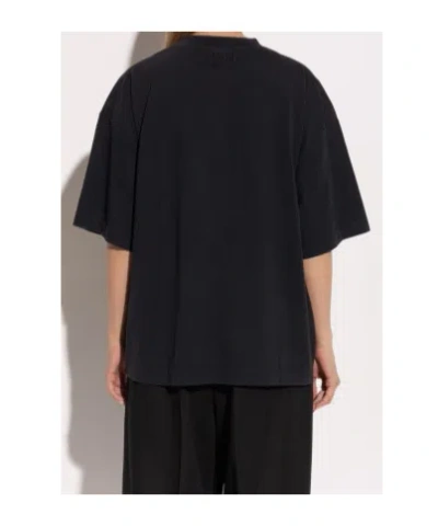Vetements Text-print Short-sleeve T-shirt In Black