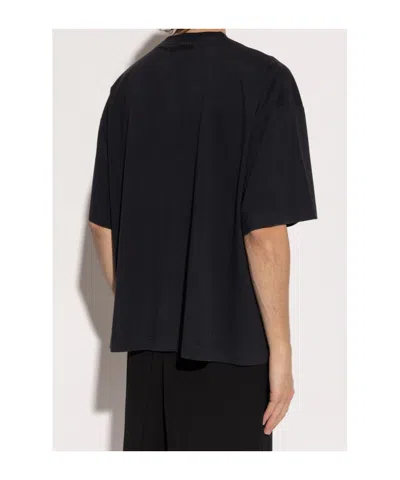 Vetements Text-print Short-sleeve T-shirt In Black