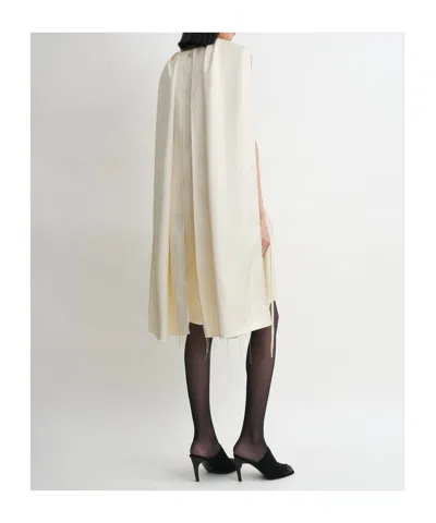 Totême Toteme Cocoon Scarf Dress Ecru In White